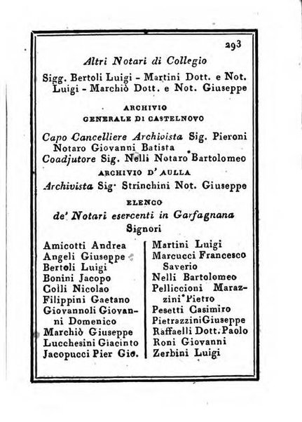 Almanacco di corte