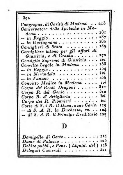 Almanacco di corte