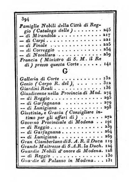 Almanacco di corte