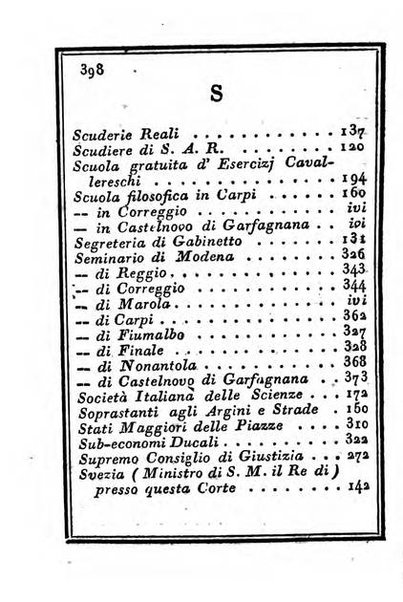 Almanacco di corte