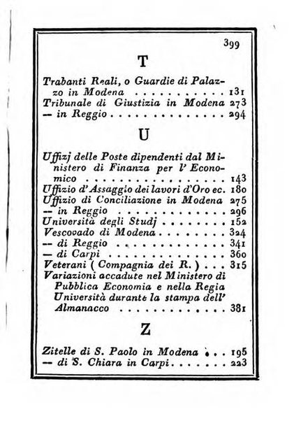 Almanacco di corte