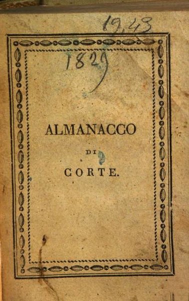 Almanacco di corte