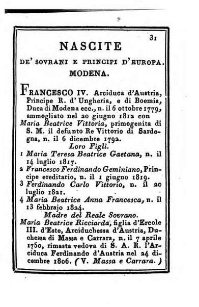 Almanacco di corte