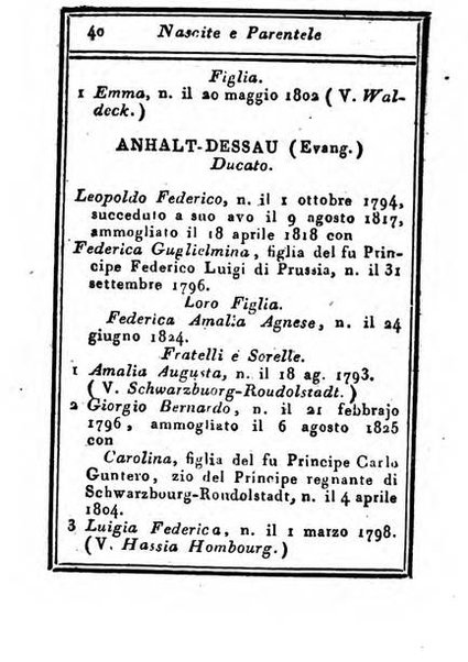 Almanacco di corte