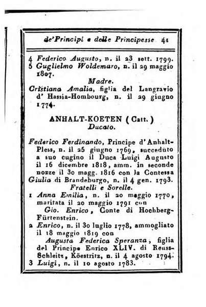 Almanacco di corte