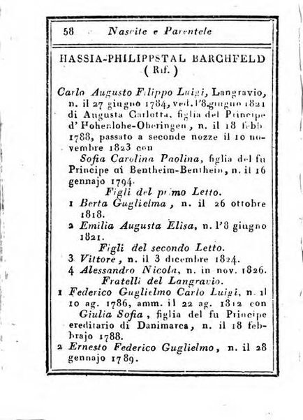 Almanacco di corte