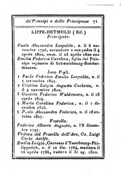 Almanacco di corte