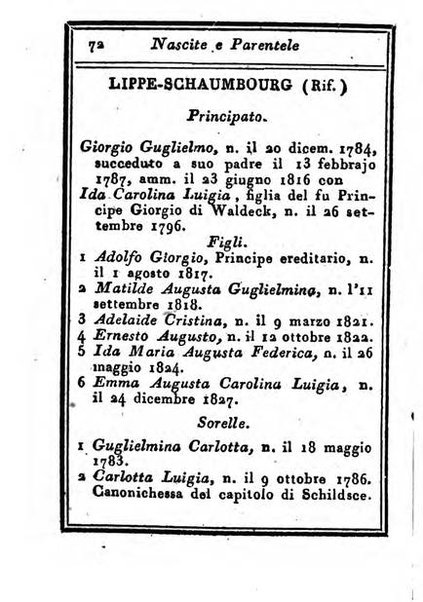 Almanacco di corte