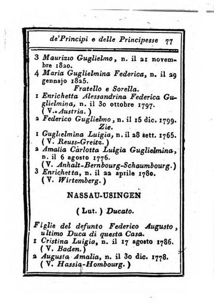 Almanacco di corte