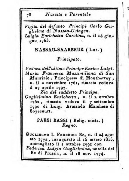 Almanacco di corte