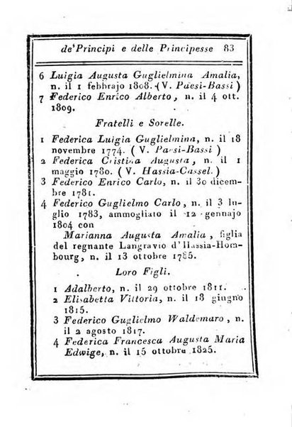 Almanacco di corte