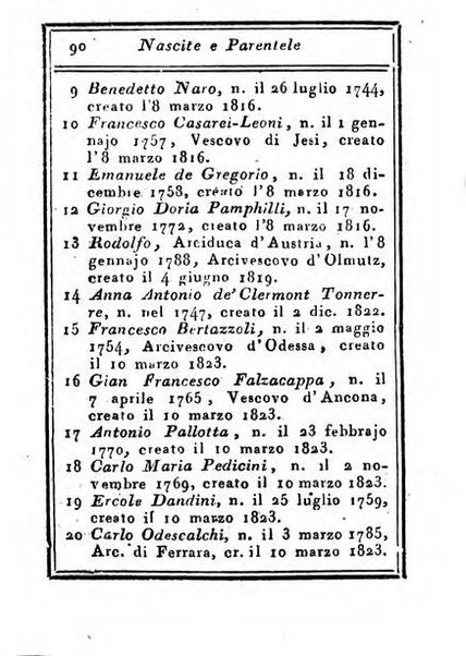 Almanacco di corte