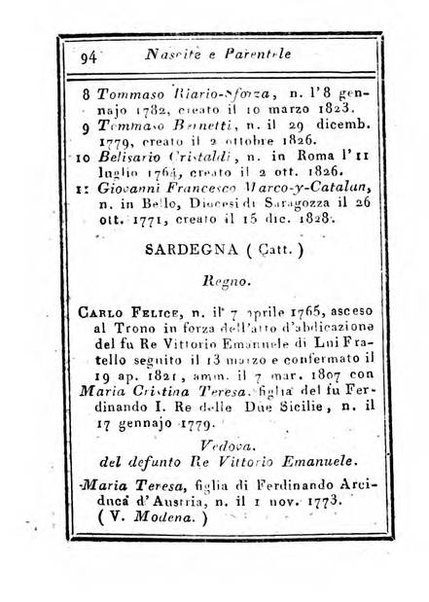 Almanacco di corte