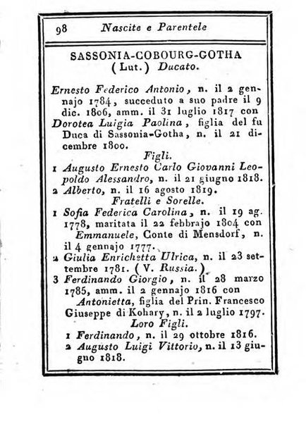 Almanacco di corte