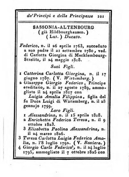 Almanacco di corte