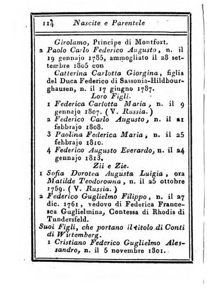 Almanacco di corte