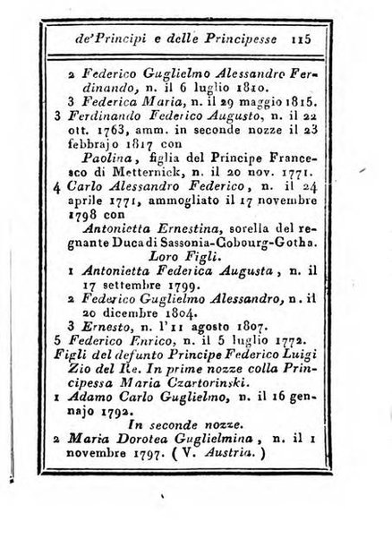 Almanacco di corte