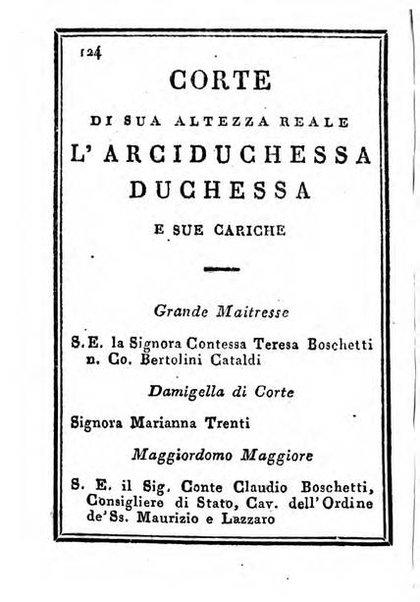 Almanacco di corte