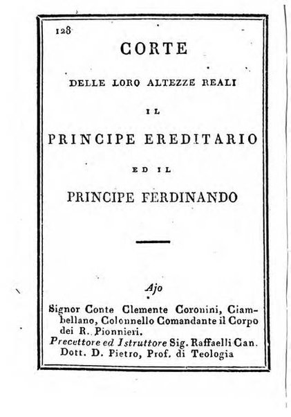 Almanacco di corte