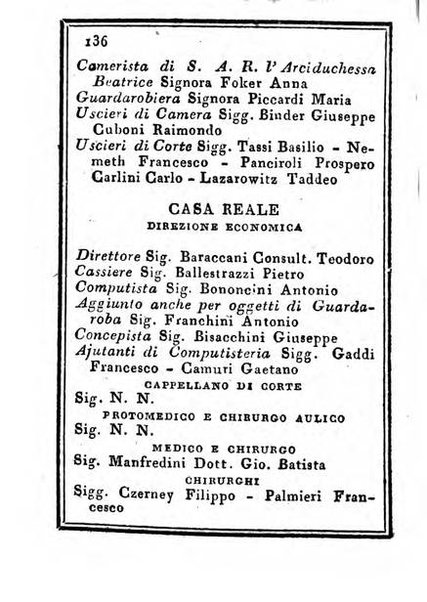 Almanacco di corte