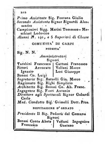 Almanacco di corte