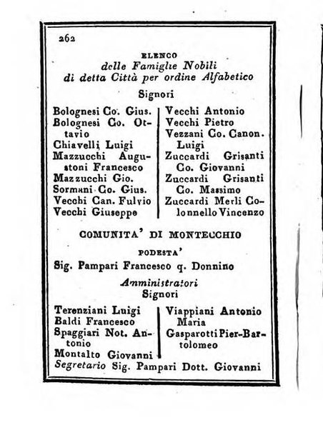 Almanacco di corte