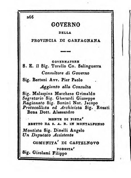 Almanacco di corte