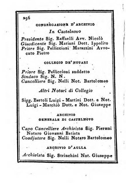 Almanacco di corte