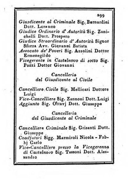 Almanacco di corte