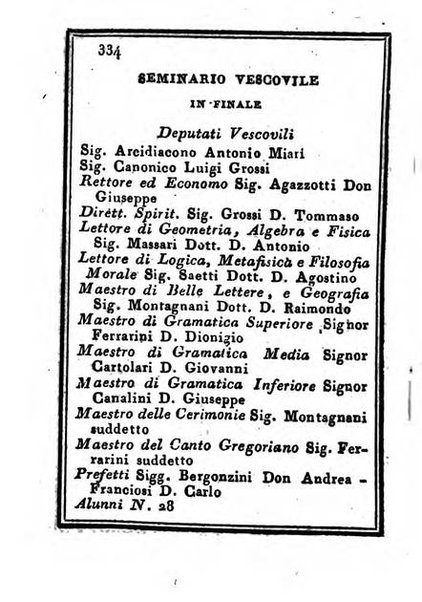 Almanacco di corte