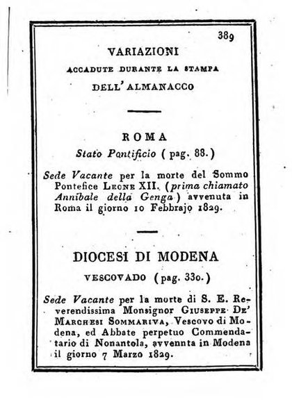 Almanacco di corte