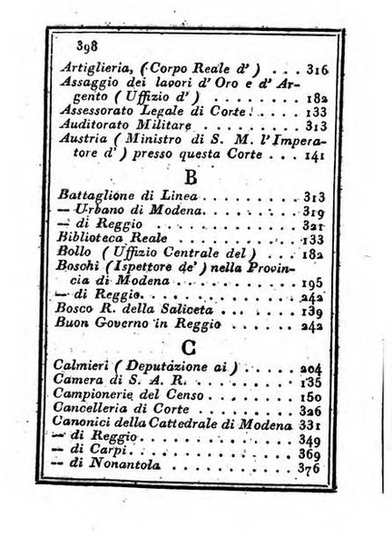 Almanacco di corte