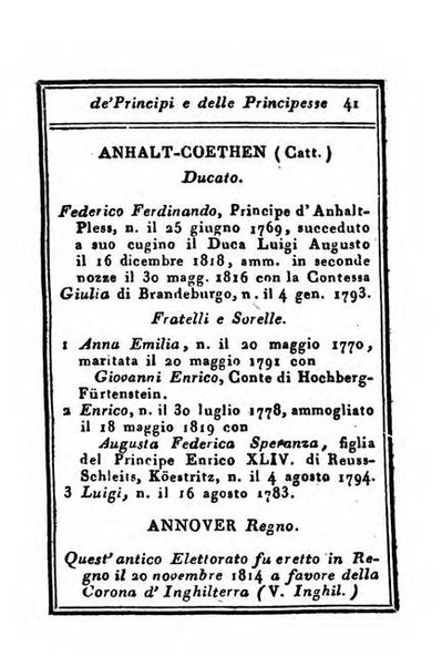 Almanacco di corte