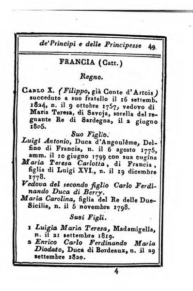 Almanacco di corte