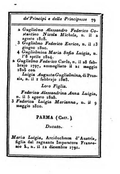 Almanacco di corte