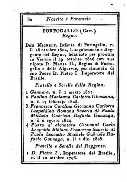 Almanacco di corte