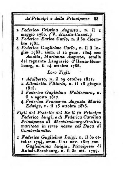 Almanacco di corte