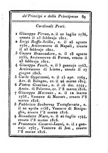 Almanacco di corte