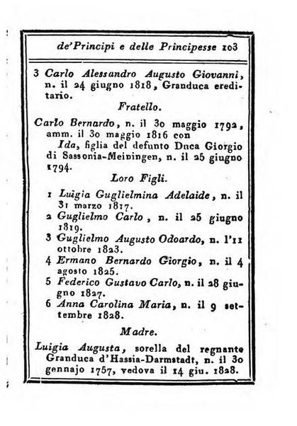 Almanacco di corte