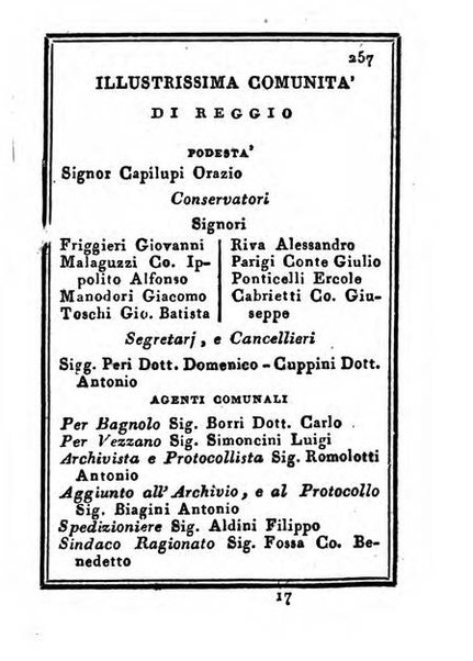 Almanacco di corte