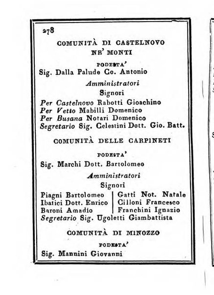 Almanacco di corte