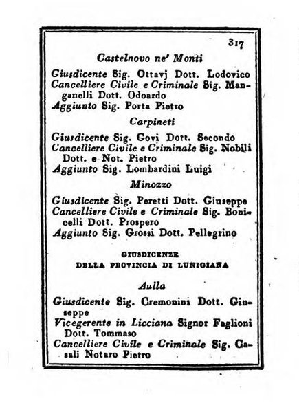 Almanacco di corte