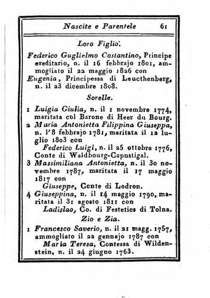 Almanacco di corte