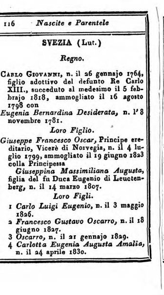 Almanacco di corte