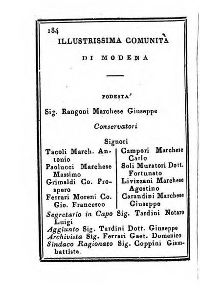 Almanacco di corte