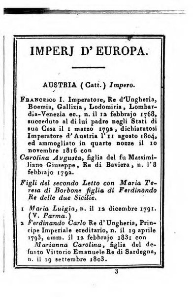 Almanacco di corte