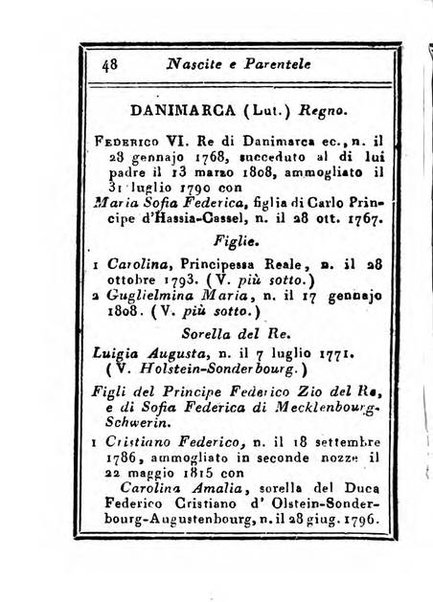 Almanacco di corte