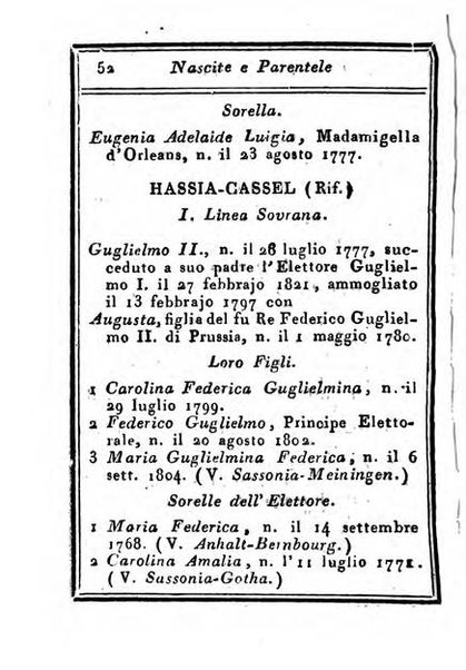 Almanacco di corte