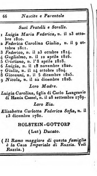 Almanacco di corte