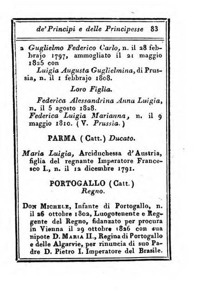 Almanacco di corte